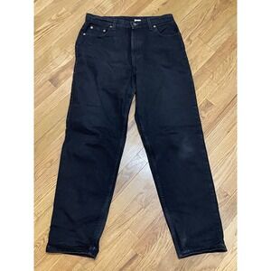 Levi's Vintage 1995 Women's Black 560 Relaxed Fit tapered Tag Size 15, Modern 32